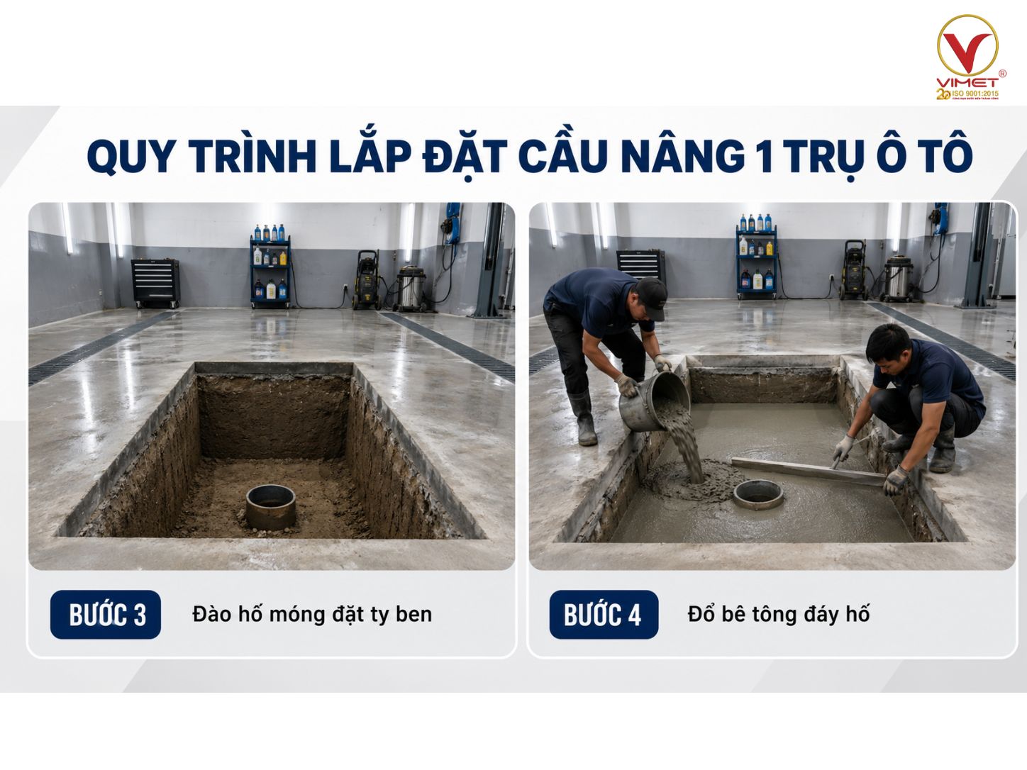 Quy Trình Lắp Đặt Cầu Nâng 1 Trụ 