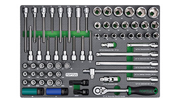 Tủ đồ nghề 7 ngăn 282 chi tiết Toptul GE-28218