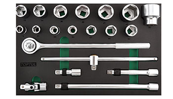 Tủ đồ nghề 7 ngăn 280pcs Toptul GV-28008