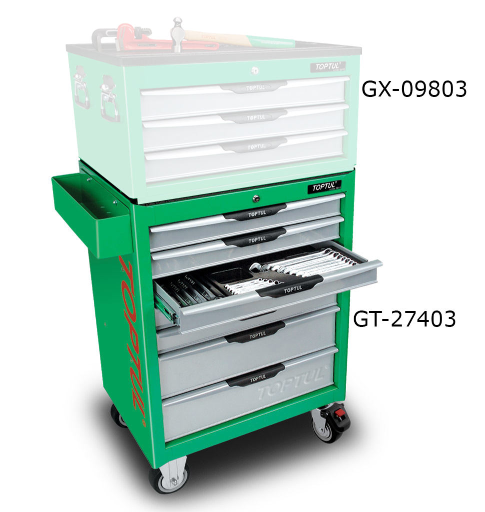 Tủ dụng cụ 7 ngăn 274PCS Toptul GT-27403