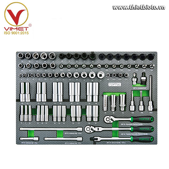 Bộ đầu tuýp 89 chi tiết TOPTUL GED0891