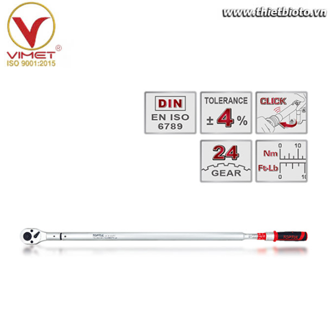 Cần xiết lực mô-men xoắn cơ học TOPTUL ANBV2460