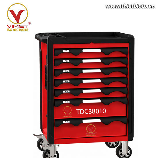 Tủ đồ nghề sửa chữa 7 ngăn 38pcs VIMET TDC38010
