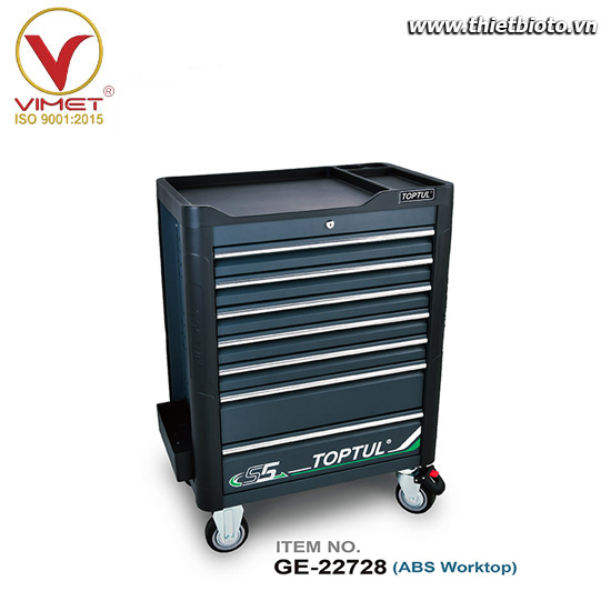 Tủ dụng cụ đồ nghề 7 ngăn 227 chi tiết TOPTUL GE-22728