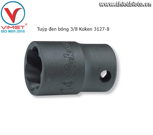 Tuýp đen bông 3/8 Koken 3127-8